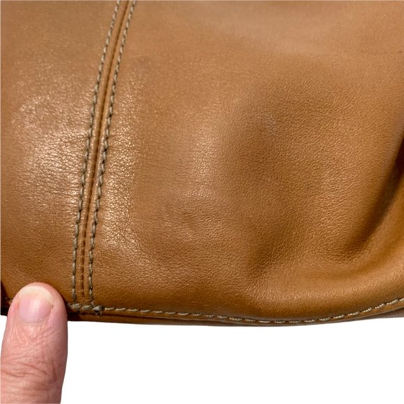 Tignanello Brown Leather Bag Purse - Picture 10 of 12